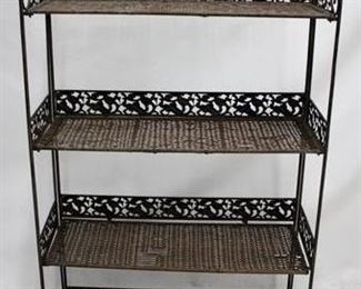 285 - Metal shelf stand - 57 x 30 x 12
