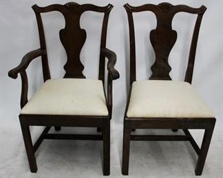 290 - Matching arm & side chair 38 x 22.5 x 18
