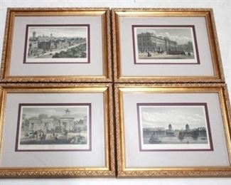 305 - Set of 4 framed prints
