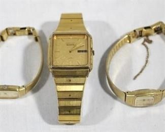 335 - 3 Vintage Seiko watches
