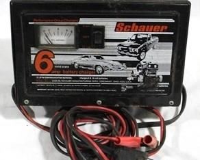 343 - Schaver 6 AMP battery charger - 9 x 5 x 6
