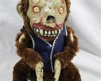 353 - Animated scary 15" monkey - works

