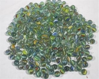 356 - Lot of vintage glass marbles
