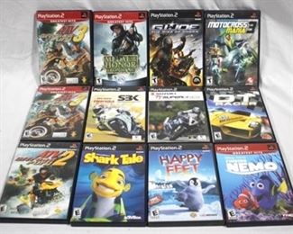 366 - 12 Playstation 2 games - complete
