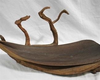 397 - Driftwood decorative bowl 22 x 12 x 12
