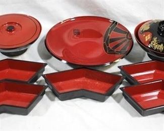 411 - 8 Piece Oriental serving set
