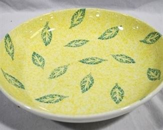 445 - 13" Art pottery bowl
