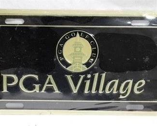 466 - PGA Village metal license plate - 12 x 6

