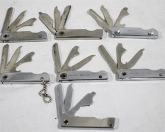 501 - Lot of 7 Bassett Pocket Knives
