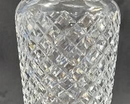 538 - Waterford Flower Vase - signed 8" tall
