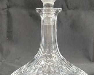 537 - Waterford Ship's Decanter - signed 10" x 7.5" round
