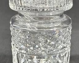 539 - Waterford Mustard Jar - signed 4.25 x 2.75
