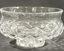552 - Waterford Small Footed Bowl - signed 3.25 x 5 round
