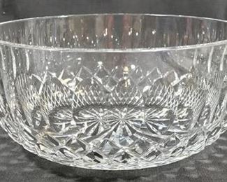 554 - Waterford Bowl - signed 3.5" tall x 8" round
