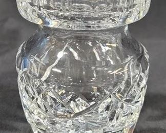 560 - Waterford Small Vase - signed 4" tall x 3" round
