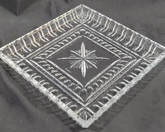 568 - Waterford O'Connell 10 x 10 Tray w/ box - signed

