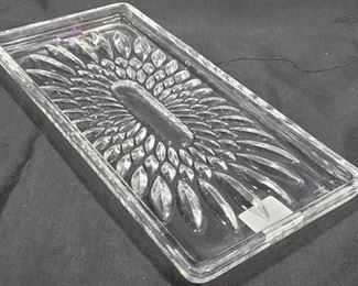569 - Marquis by Waterford Brennan Rectangular Tray 12.5 x 6
