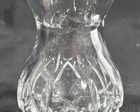 595 - Waterford 4" Bud Vase, signed

