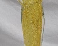 613 - Murano Couples Embrace Art Glass Figure - 16" tall
