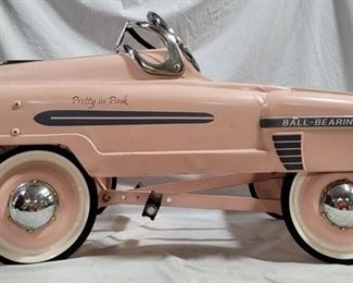661 - Vintage "Pretty in Pink" Pedal Car 21 x 34 x 17
