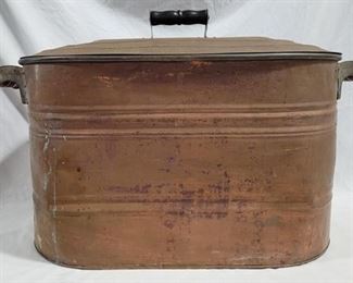 707 - Vintage Copper Ham Boiler, marked Revere 13 x 18 x 28
