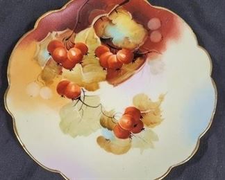 725 - Picard Limoges Hand Painted Small Plate 7" round
