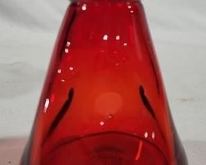 769 - Blenko Red Glass 4' Vase
