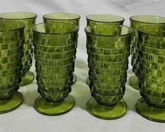 814 - 8 Whitehall Indiana Glass Co iced teas 6"

