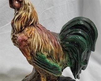 815 - Large ceramic rooster figurine, 14 x 11 x 5
