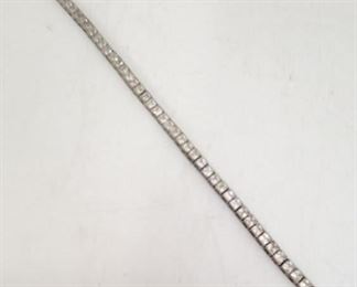853 - Sterling tennis bracelet
