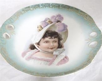 872 - Austrian portrait platter - 9.5"
