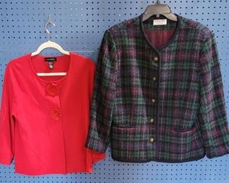 1038 - 2 Jackets size 18 & XL
