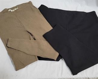 1056 - 2 Pair size 2X leggings, 1 Eddie Bauer

