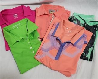 1057 - Assortment ladies golf shirts, size XL
