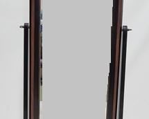 1412 - Mahogany tilting cheval mirror 70.5 x 25.5 x 16
