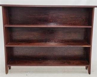 1416 - Open bookshelf with boot jack cut legs 45 x 58 x 9

