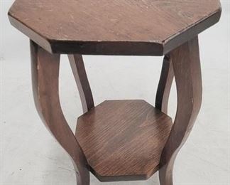 1440 - Wooden small table, 18 x 11 x 11
