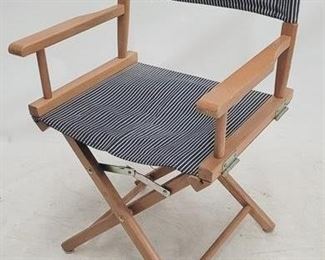 1444 - Folding director style chair, 33.5 x 21.5 x 16
