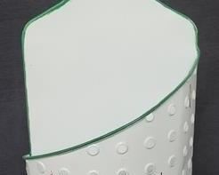 1459 - Metal wall pocket, 17.5 x 8 x 4
