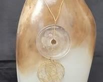 1463 - Chelsea House glass 20" vase
