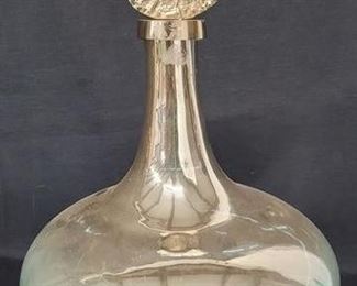 1465 - Chelsea House large glass bottle, 18" tall
