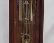 1469 - Immaculate Howard Miller grandfather clock with original paperwork & accessories 81 x 21.5 x 12
