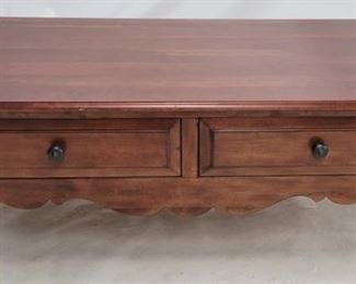 1471 - Kincaid double drawer coffee table 19 x 52 x 31
