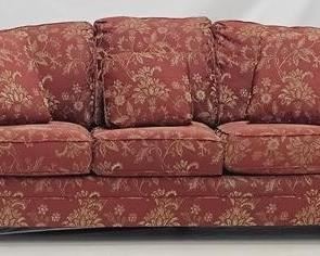 1482 - King Hickory beautifully upholstered sofa 38 x 85 x 36

