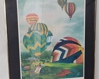 1530 - Balloon rally framed print 30 x 22
