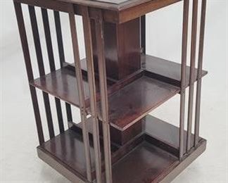 2015 - English rotating bookshelf table 31 x 18.5 x 18.5
