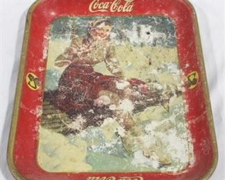 2458 - Metal Coca-Cola Tray 10.5 x 13.5
