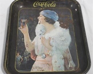 2459 - Metal Coca-Cola Tray 10.5 x 13.5
