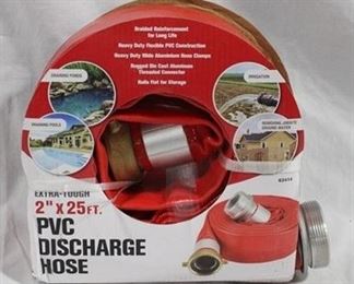 2640 - PVC Discharge Hose 2" x 25' - new

