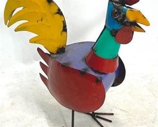 4011 - Garden Decorative Metal Rooster 28 x 24 x 12
